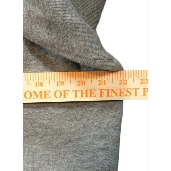 Premise Cardigan Sweater Womens Large Gray Hook & Eye Darted Warm Work Winter - Picture 7 of 11